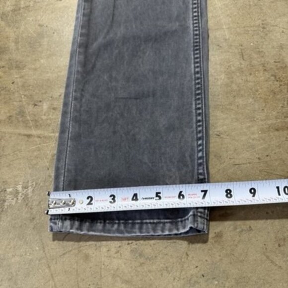 Levi’s 511 Jeans Mens Size 30x30 Black Wash Denim Jeans Straight Leg White Tab - Picture 3 of 12